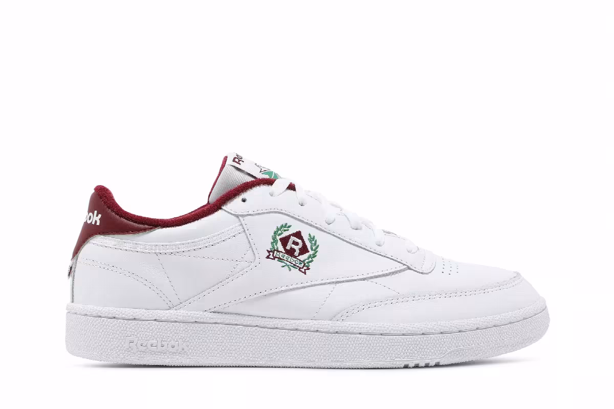 Reebok Club C 85 OG Crest - White Classic Burgundy, view 2