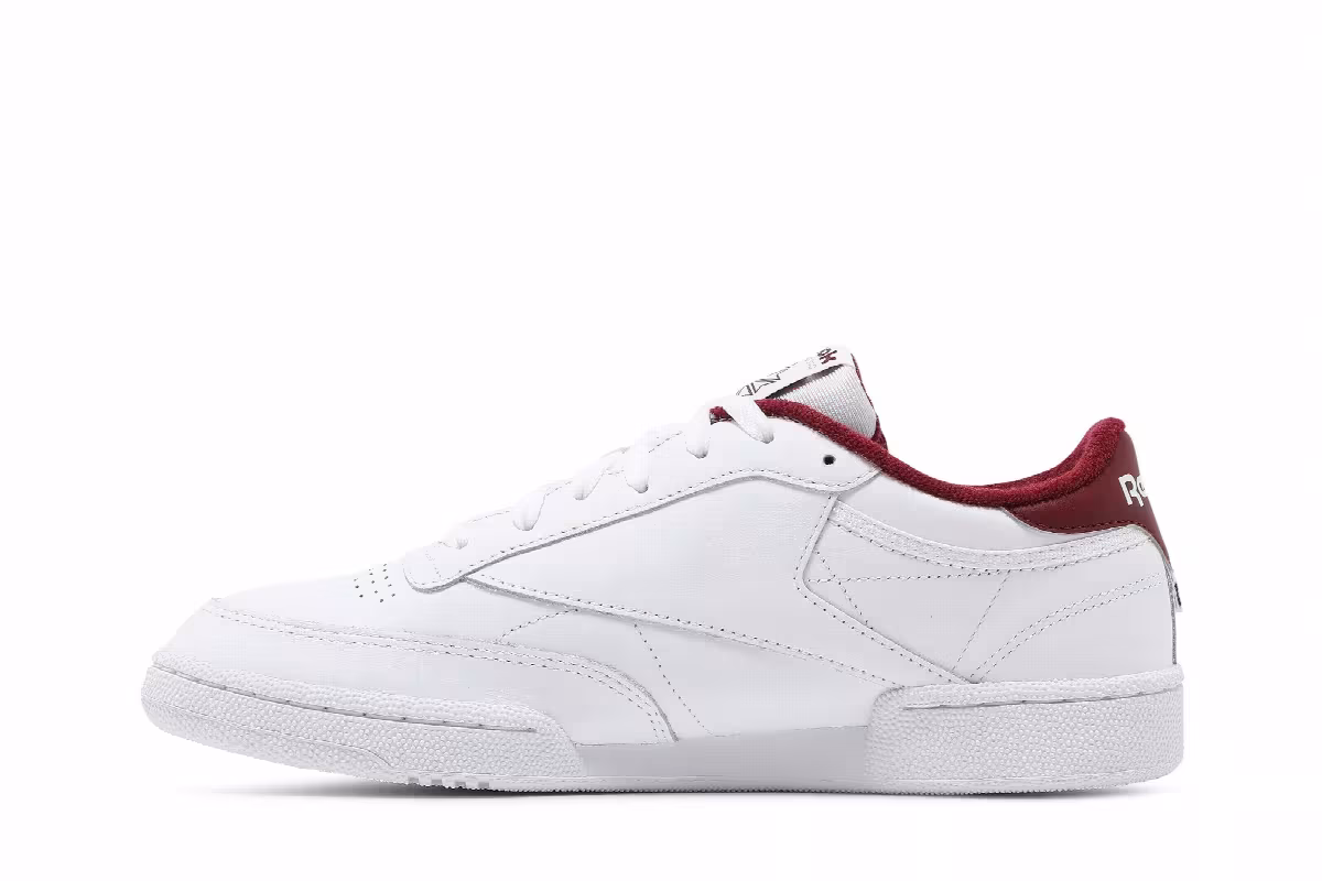 Reebok Club C 85 OG Crest - White Classic Burgundy, view 4
