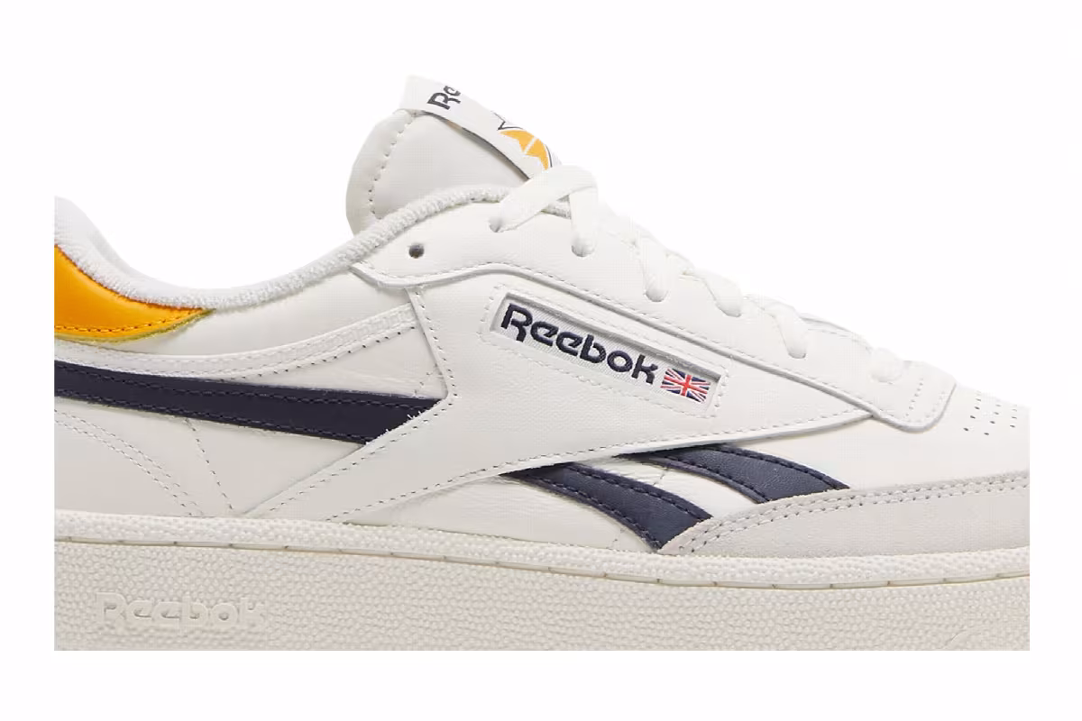 Reebok Club C Revenge Chalk Semi Solar Gold, view 3