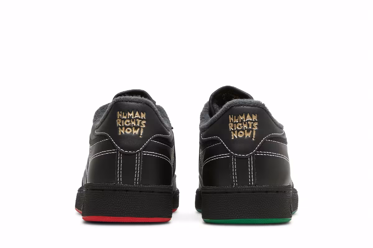 Reebok Club C 85 Human Rights Now! - Black, view 7