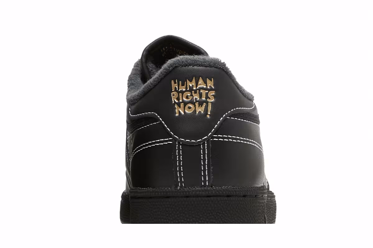 Reebok Club C 85 Human Rights Now! - Black, view 8