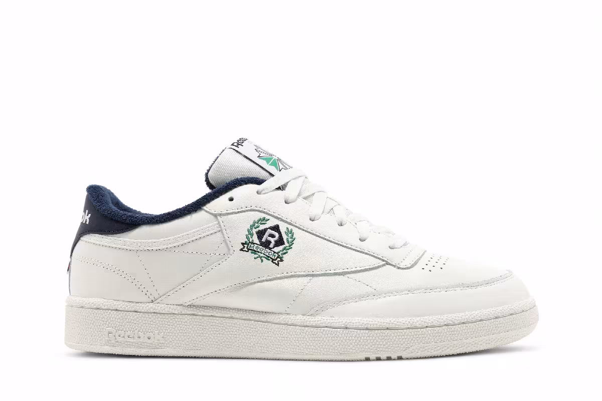 Reebok Club C 85 OG Crest - Chalk Vector Navy, view 2
