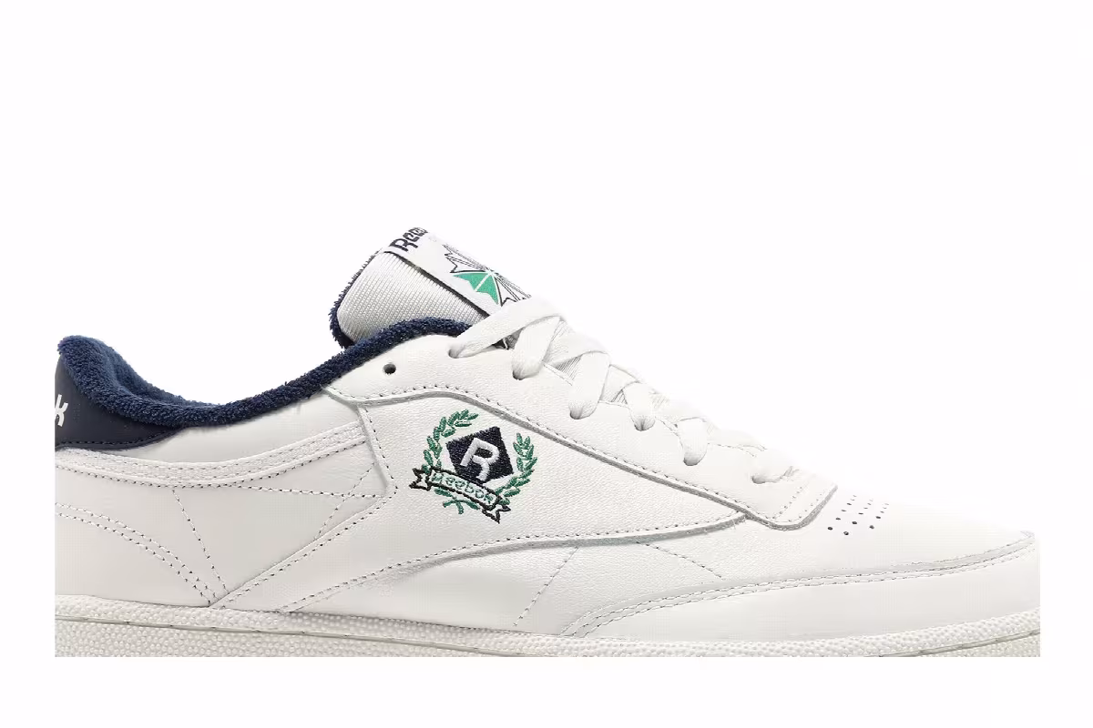 Reebok Club C 85 OG Crest - Chalk Vector Navy, view 3