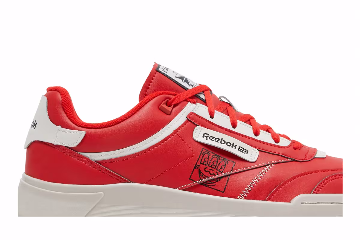 Keith Haring x Reebok Club C Legacy Three-Eyed Smiling Face, view 3