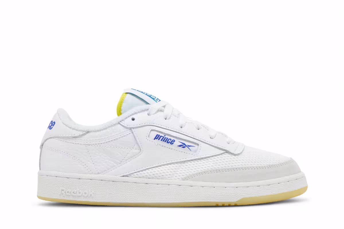 Prince x Reebok Club C 85 White Bright Cobalt, view 2