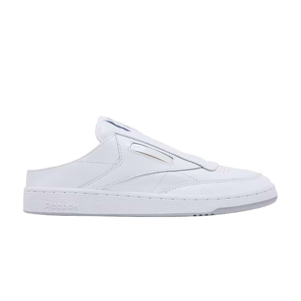 BEAMS x Reebok Club C Laceless Mule White Cold Grey