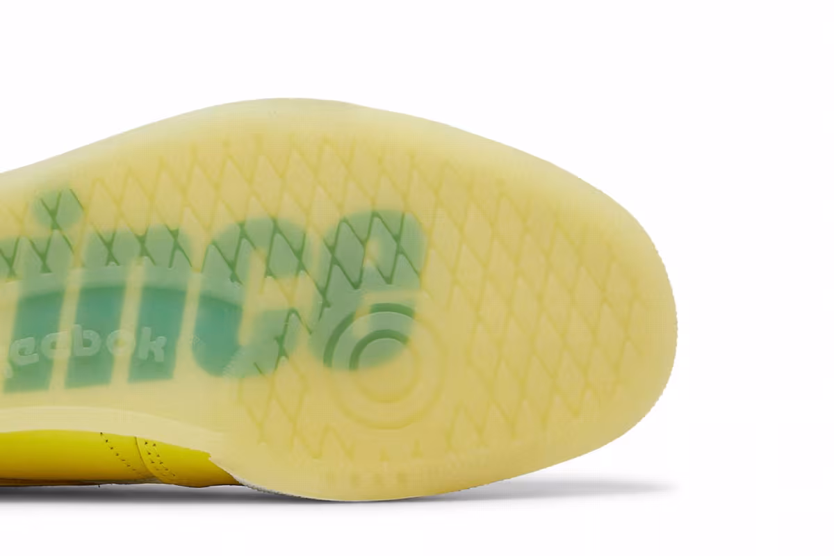 Prince x Reebok Club C Revenge Stinger Yellow, view 6