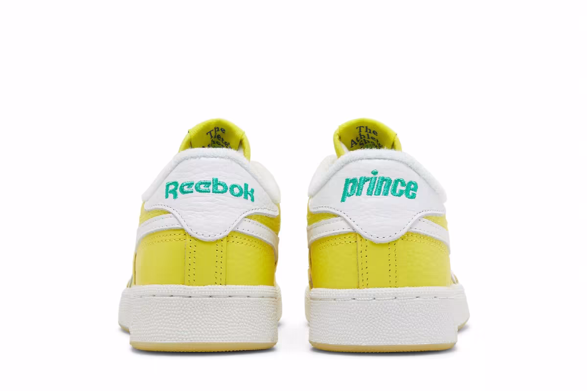Prince x Reebok Club C Revenge Stinger Yellow, view 7