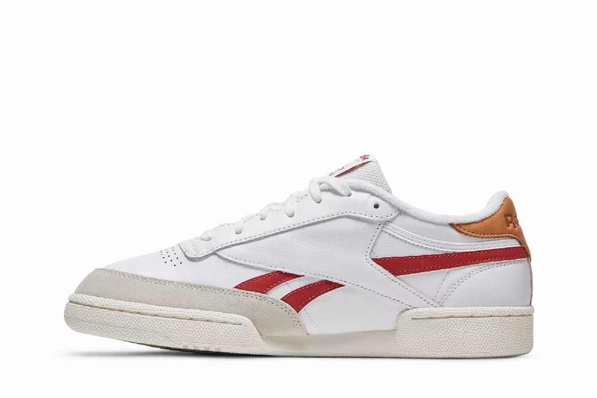 Reebok Club C Revenge White Mars Red, view 4