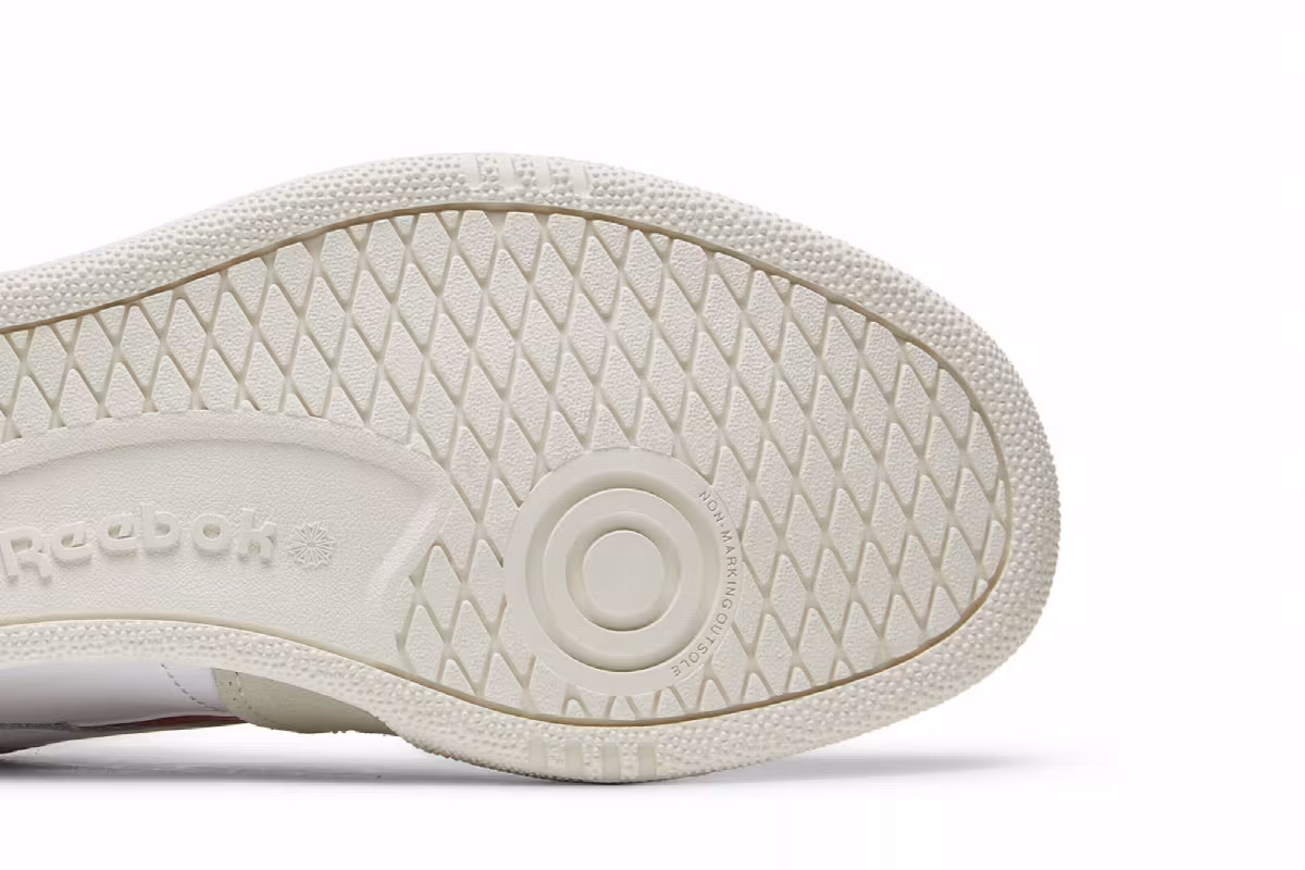 Reebok Club C Revenge White Mars Red, view 6