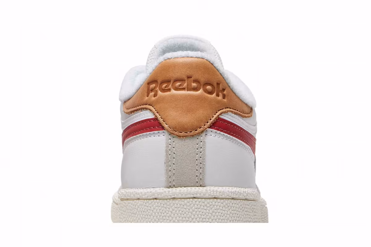 Reebok Club C Revenge White Mars Red, view 8