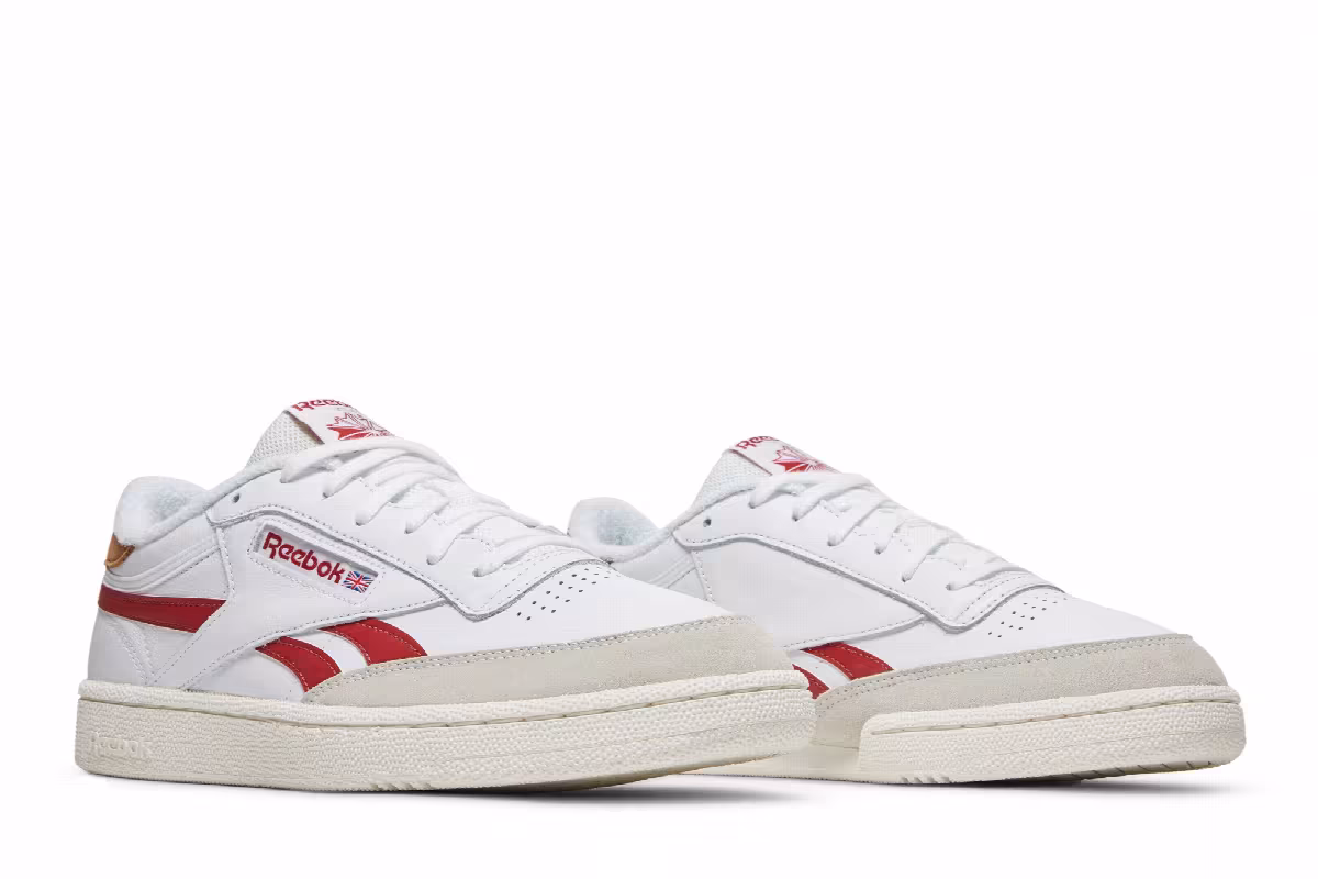 Reebok Club C Revenge White Mars Red, view 9