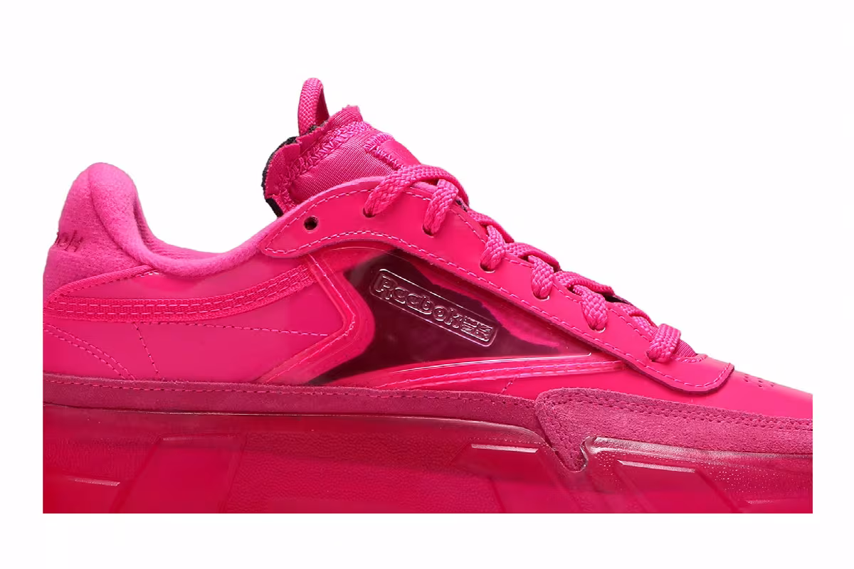 Cardi B x Reebok Women's Club C Dynamic Pink, view 3