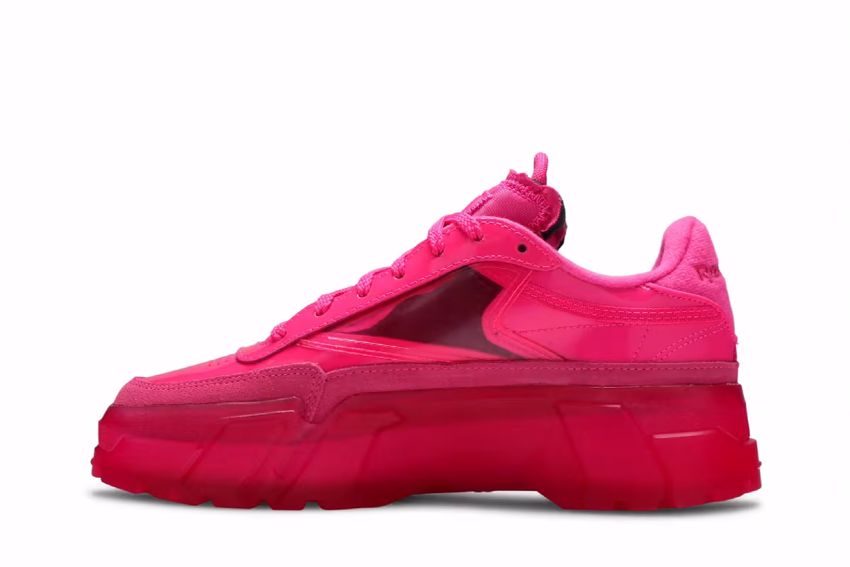 Cardi B x Reebok Women's Club C Dynamic Pink, view 4