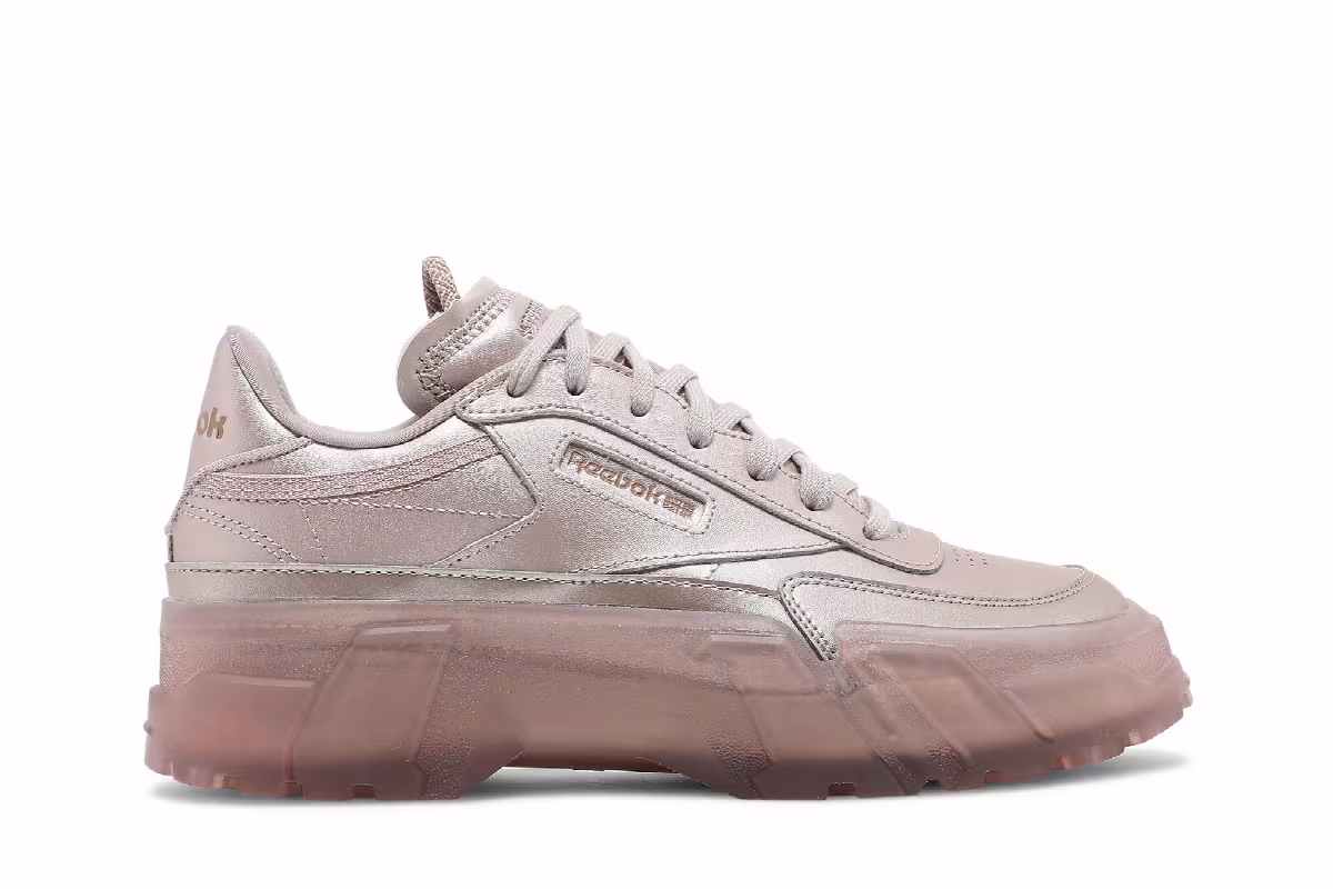 Cardi B x Reebok Women's Club C Rose Gold, view 2