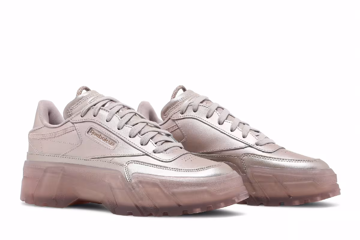 Cardi B x Reebok Women's Club C Rose Gold, view 9