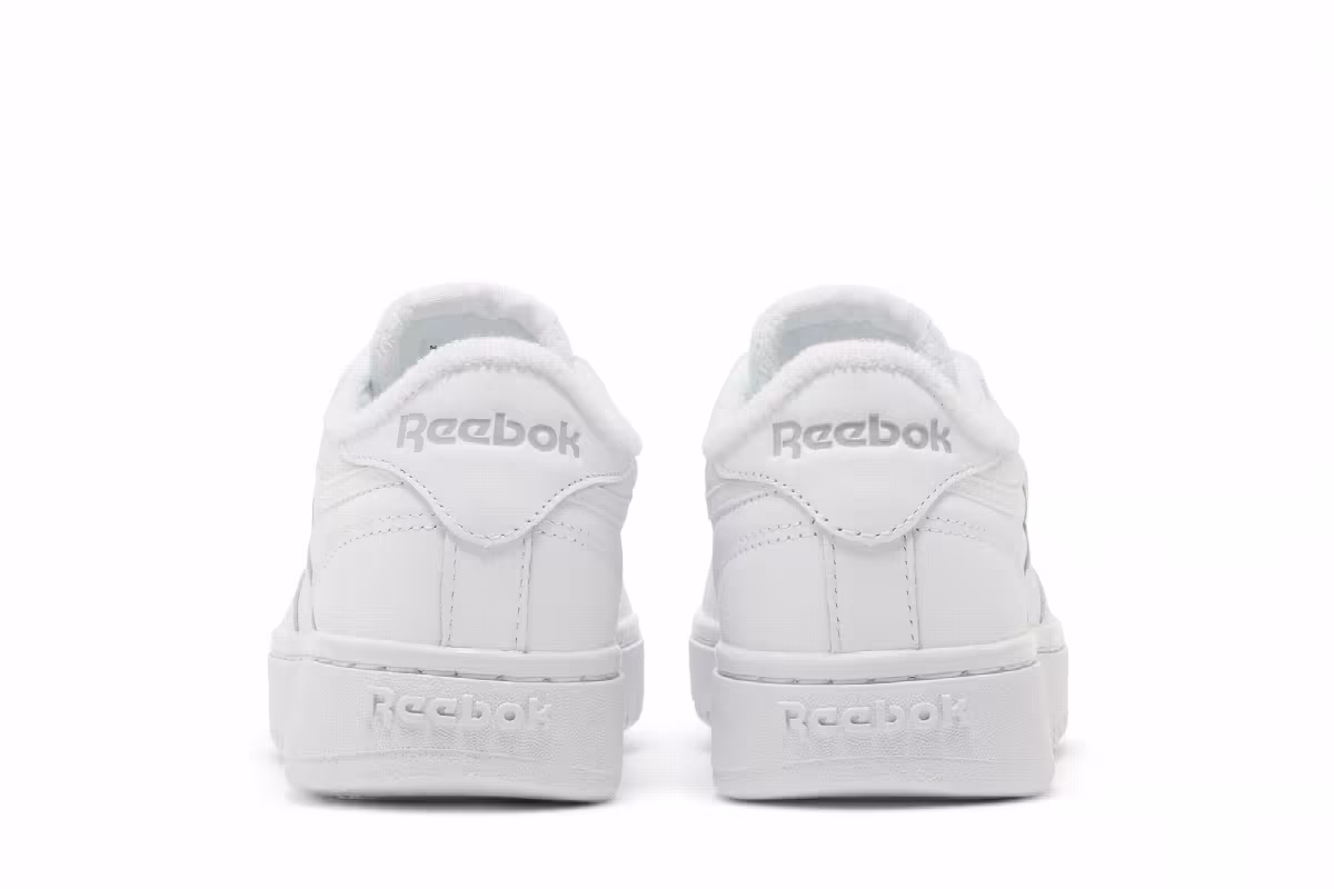 Reebok Women's Club C Double White Cold Grey, view 7