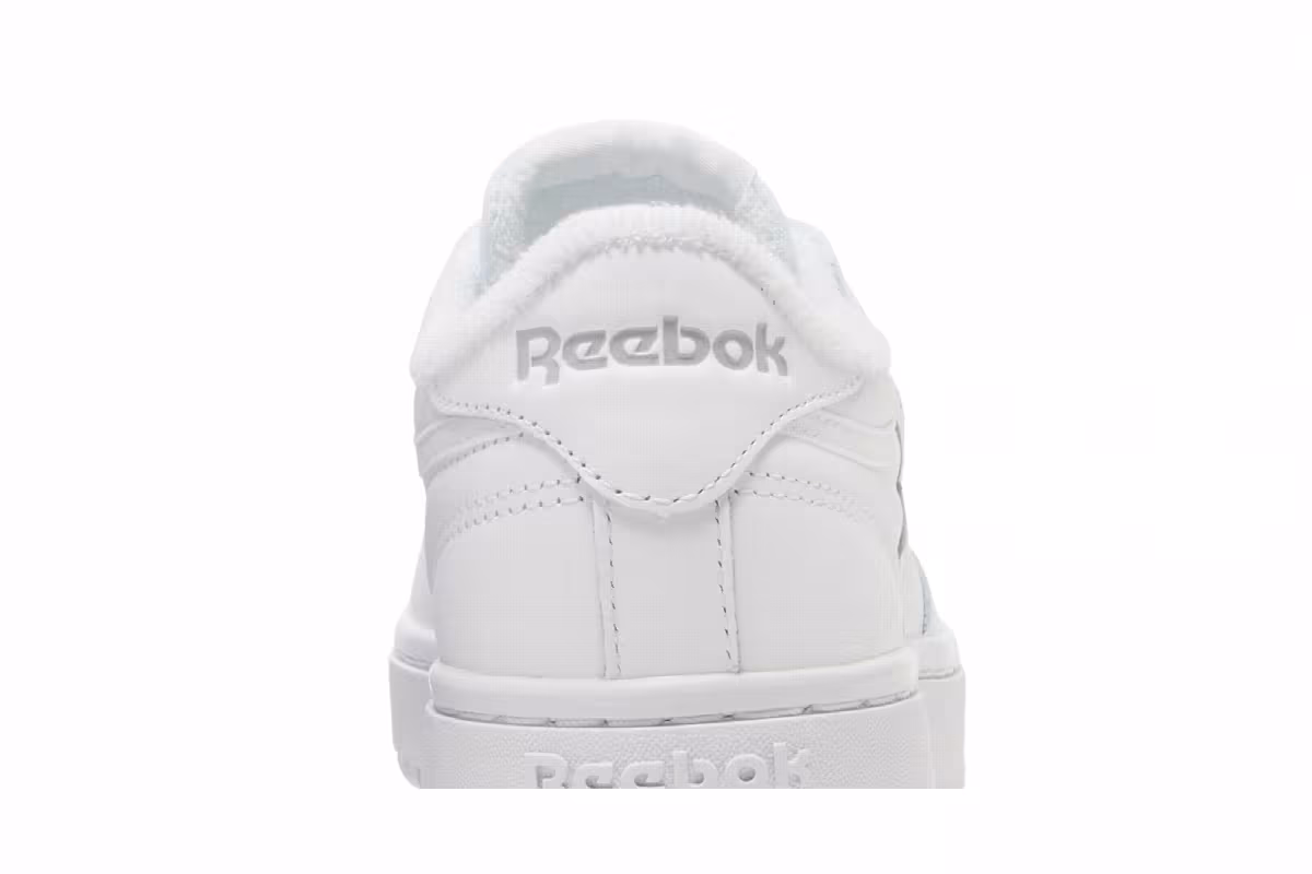 Reebok Women's Club C Double White Cold Grey, view 8