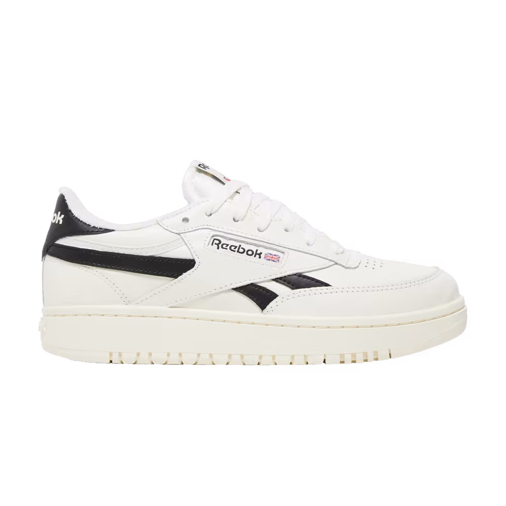 Reebok Women's Club C Double Chalk Black