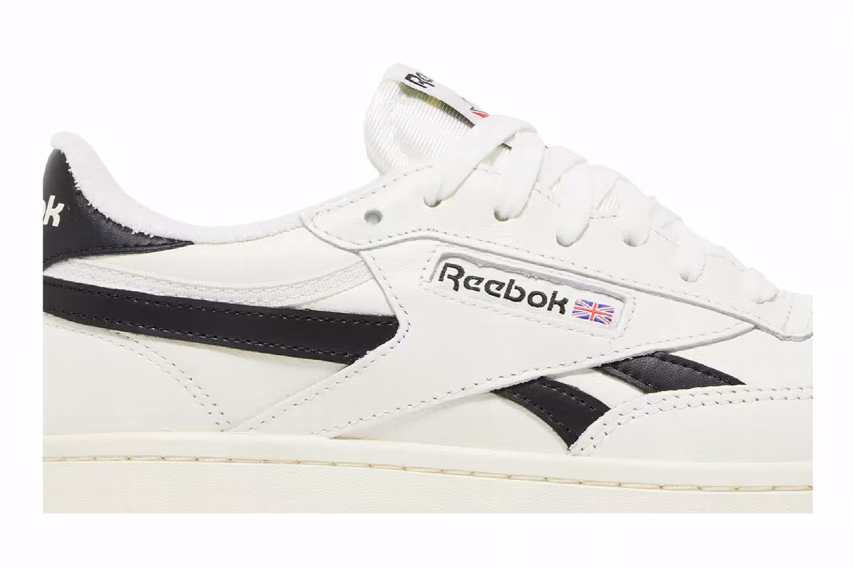 Reebok Women's Club C Double Chalk Black, view 3