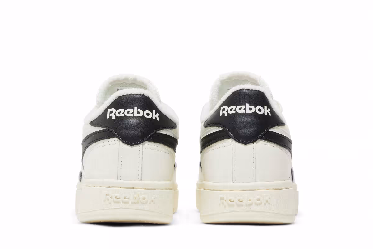 Reebok Women's Club C Double Chalk Black, view 7