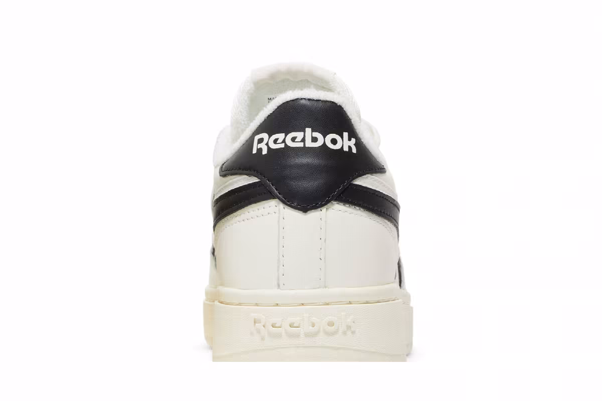 Reebok Women's Club C Double Chalk Black, view 8
