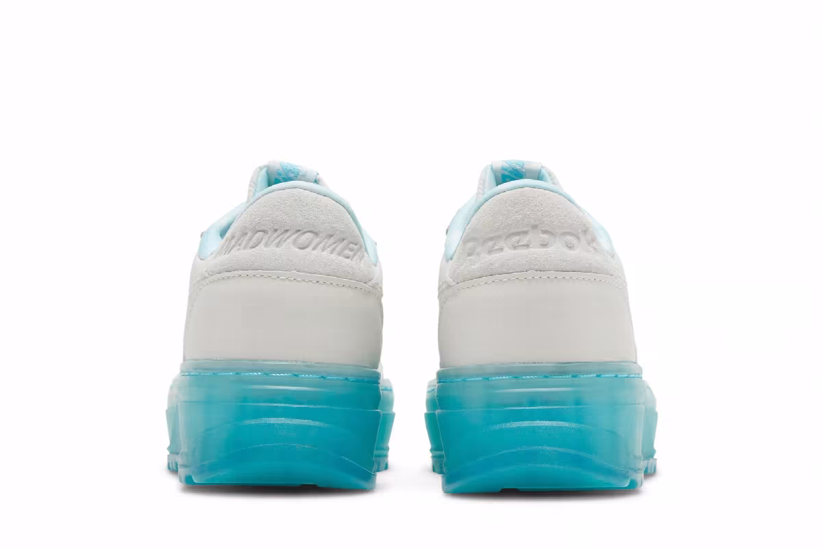 MadWomen x Reebok Women's Club C Double Geo Chalk Hydro Blue, view 7