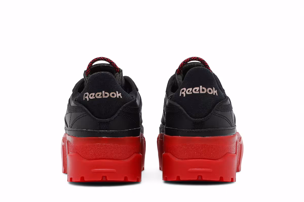 Cardi B x Reebok Women's Club C Black Vector Red, view 7
