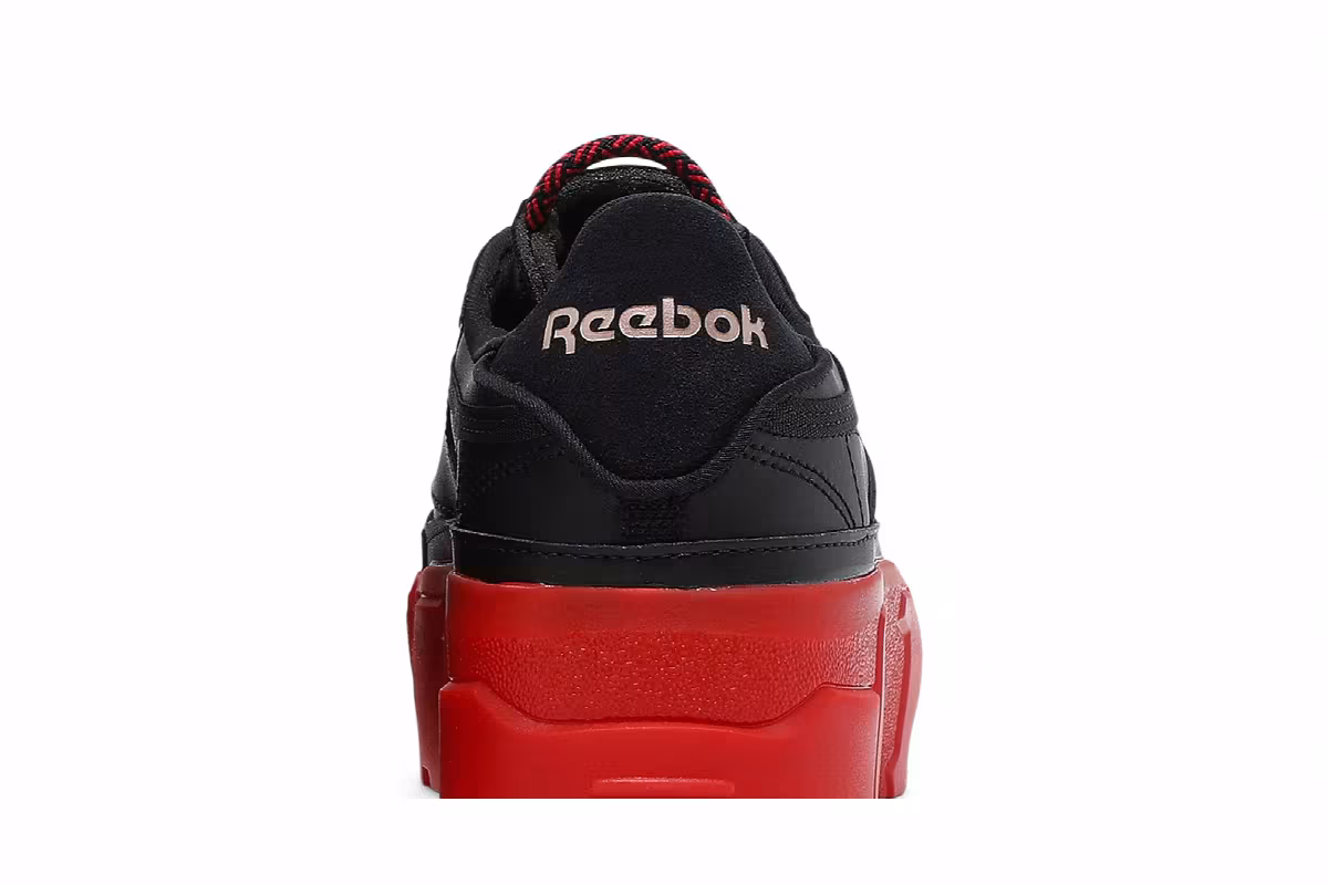 Cardi B x Reebok Women's Club C Black Vector Red, view 8