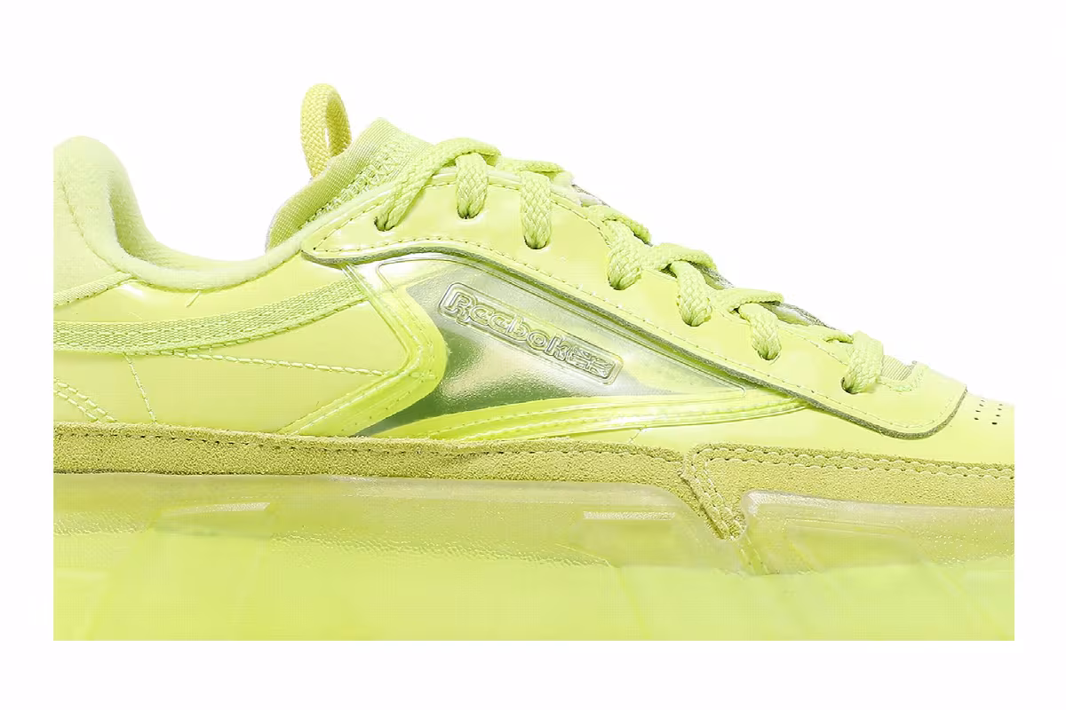 Cardi B x Reebok Women's Club C High Vis Green, view 3