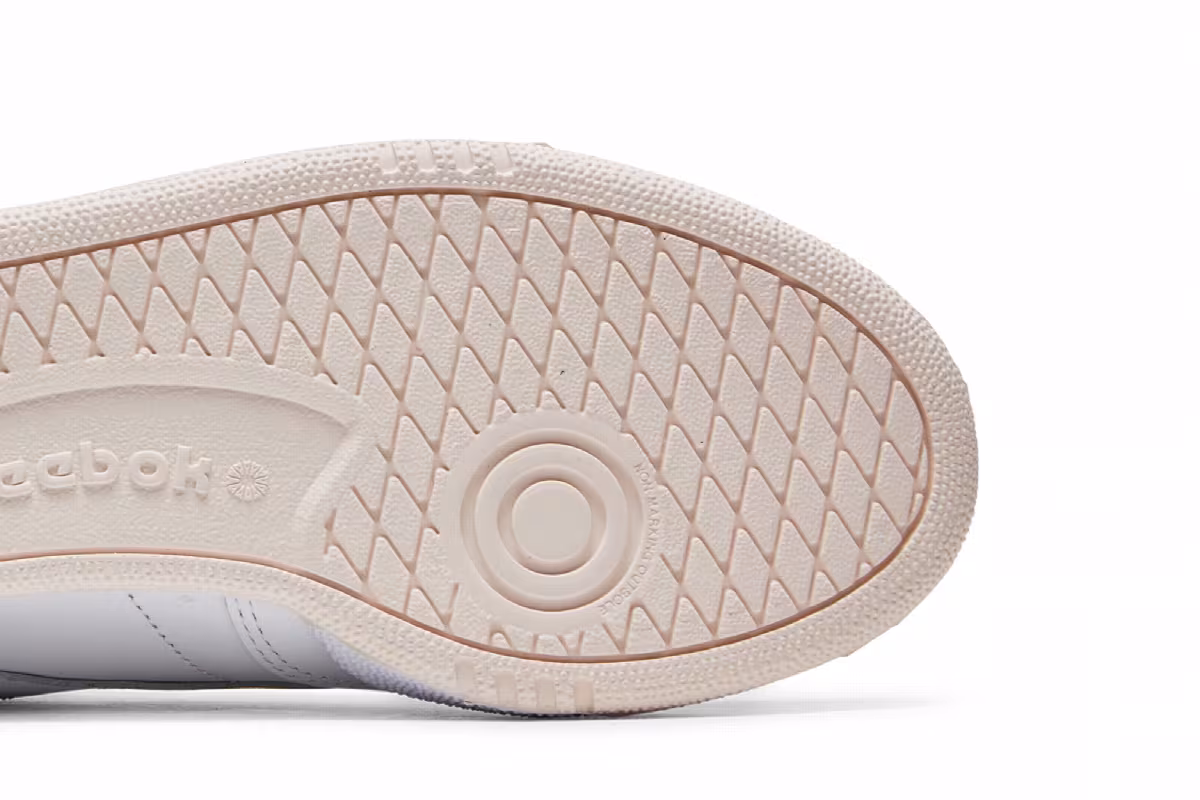 Reebok Women's Club C 85 White Orange Flare, view 6