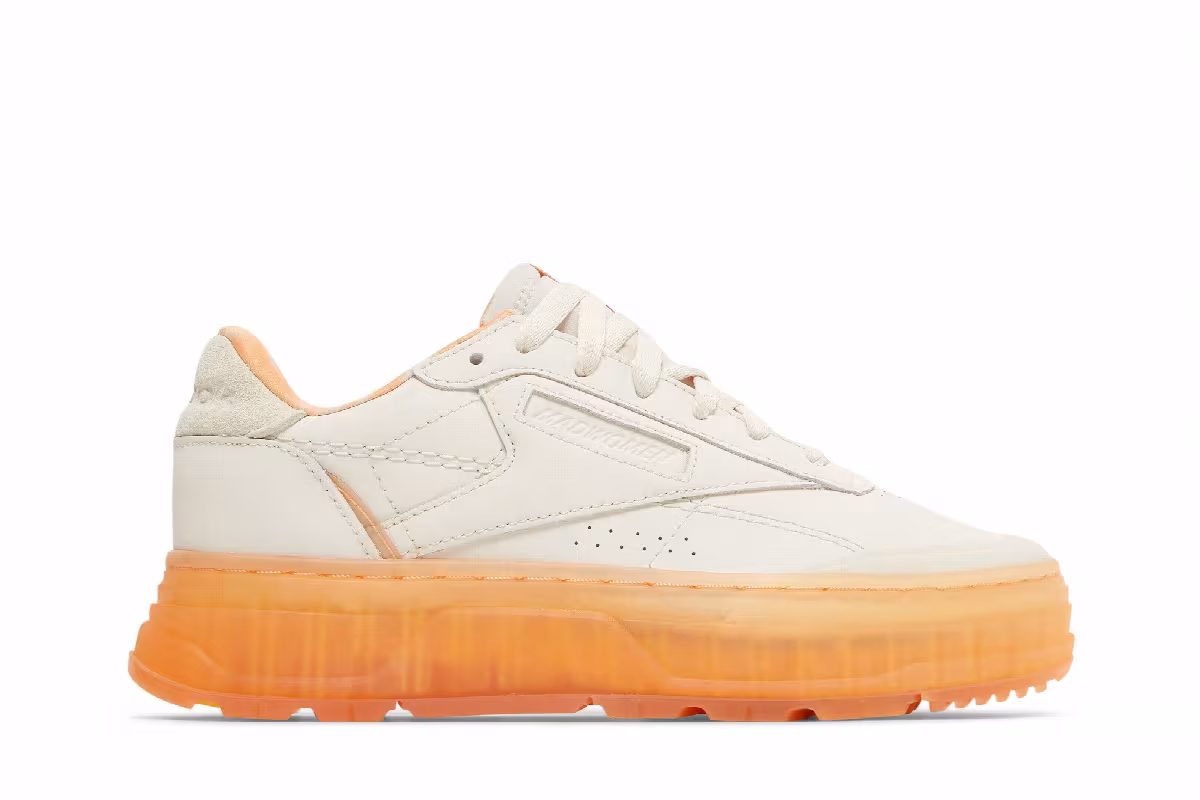MadWomen x Reebok Women's Club C Double Geo Sandtrap Sunwash, view 2