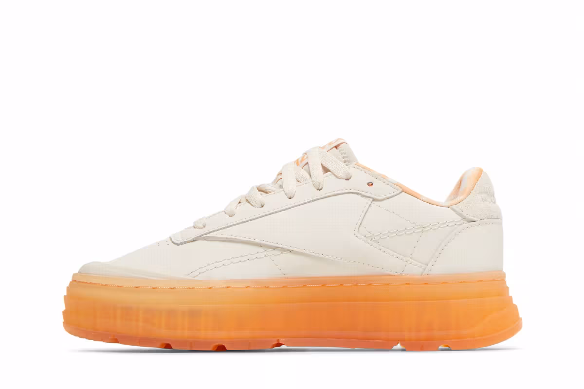 MadWomen x Reebok Women's Club C Double Geo Sandtrap Sunwash, view 4