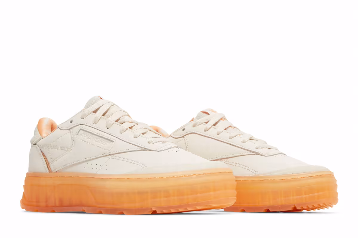 MadWomen x Reebok Women's Club C Double Geo Sandtrap Sunwash, view 9