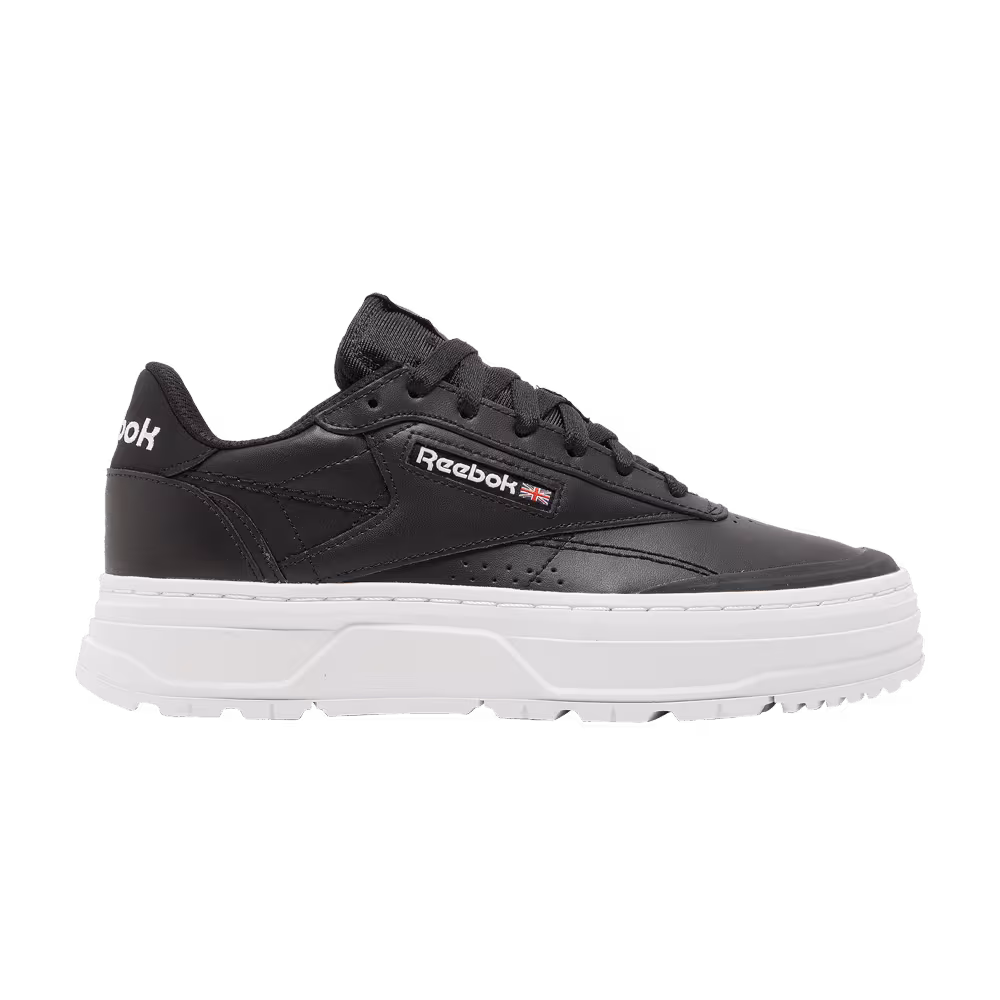 Reebok Women's Club C Double Geo Black White