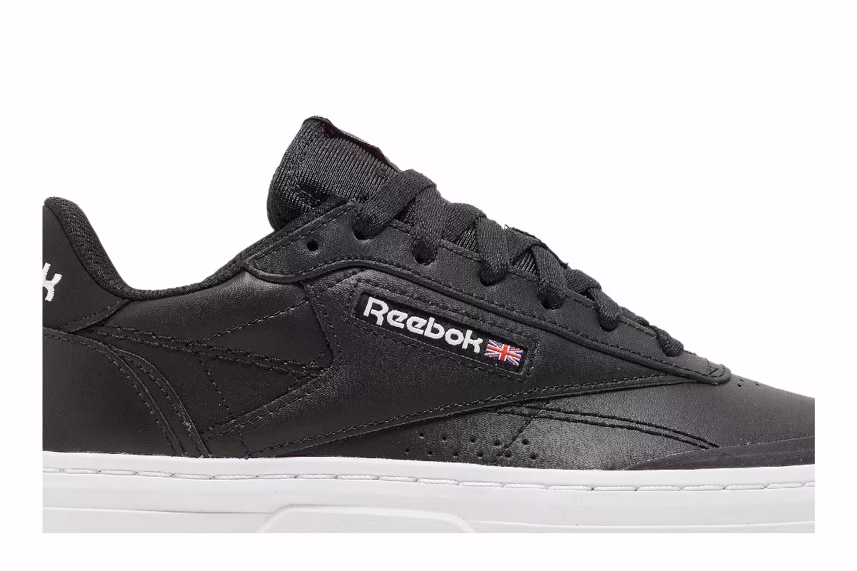 Reebok Women's Club C Double Geo Black White, view 3
