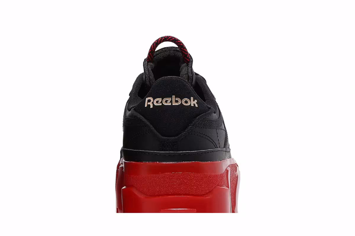 Reebok Cardi B x Club C J Black Vector Red, view 8