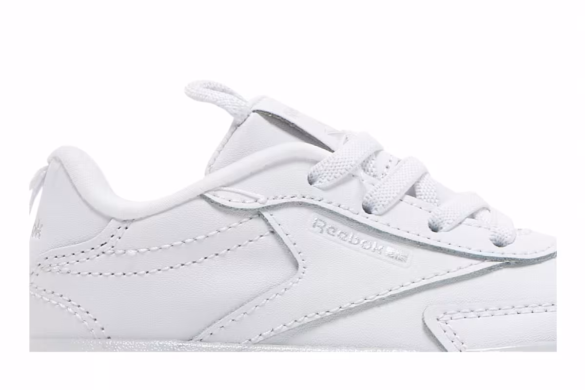 Cardi B x Reebok Club C Toddler Triple White, view 3
