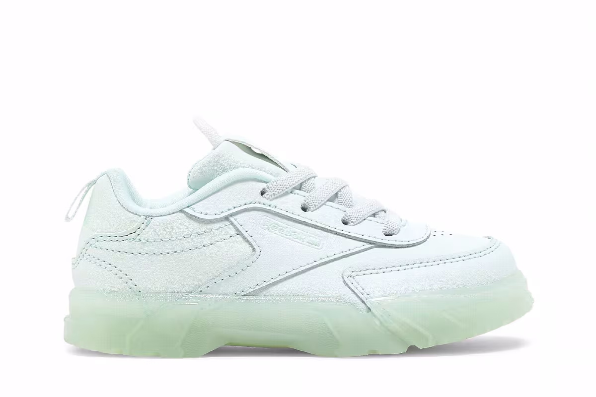 Cardi B x Reebok Club C Infant Aqua Dust, view 2