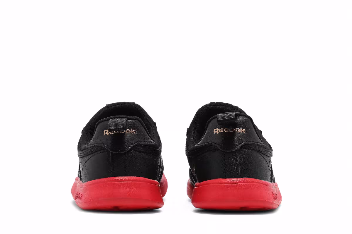 Reebok Cardi B x Club C Slip-On 3 Toddler Black Vector Red, view 7