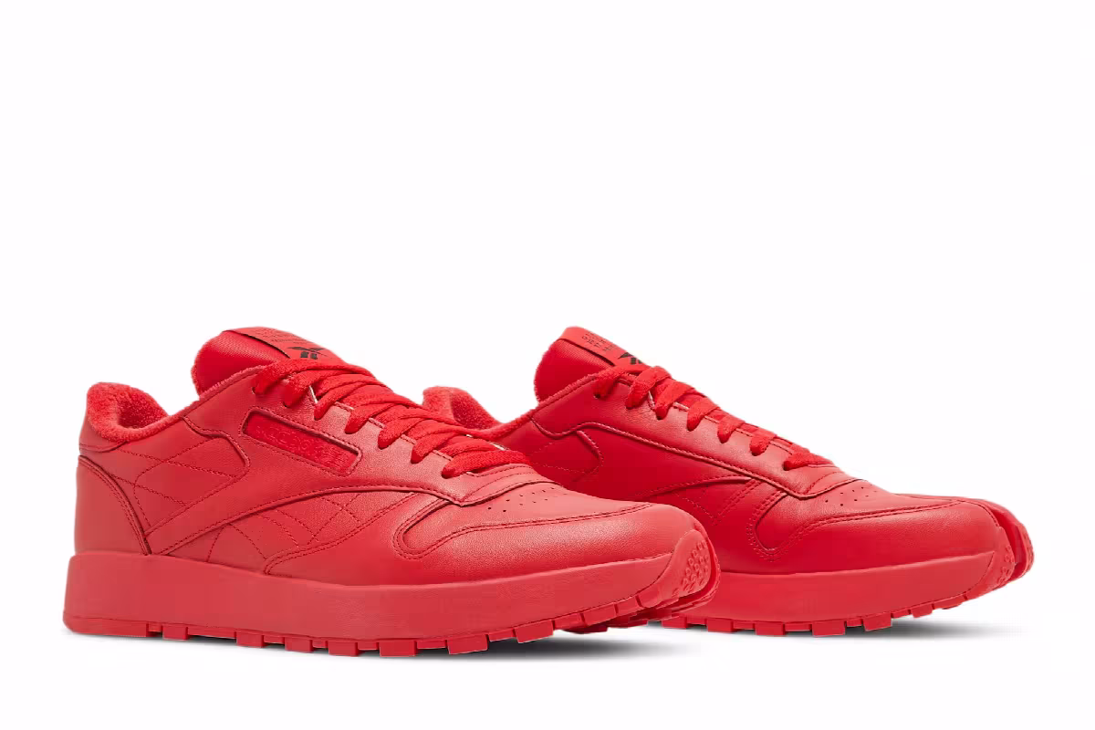 Maison Margiela x Reebok Classic Leather Tabi Vector Red, view 9