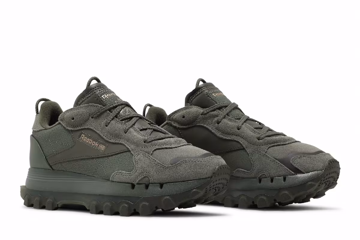 Cardi B x Reebok Women's Classic Leather Hunter Green, view 9