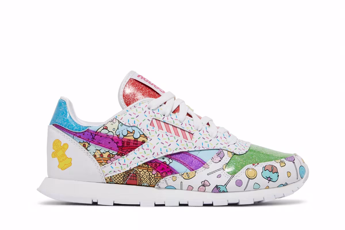 Hasbro x Reebok Classic Leather Big Kid Candy Land, view 2