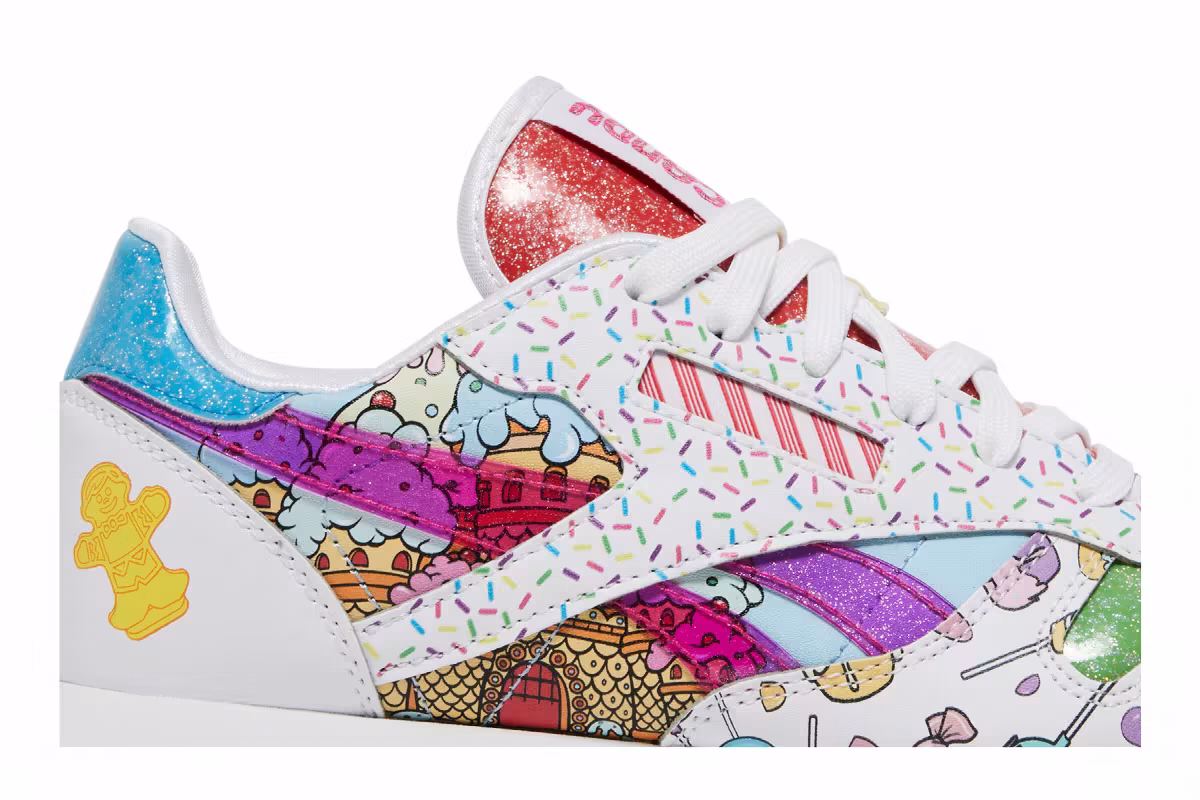 Hasbro x Reebok Classic Leather Big Kid Candy Land, view 3