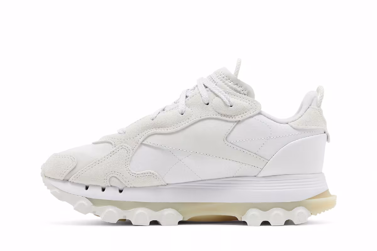 Cardi B x Reebok Women's Classic Leather White, view 4