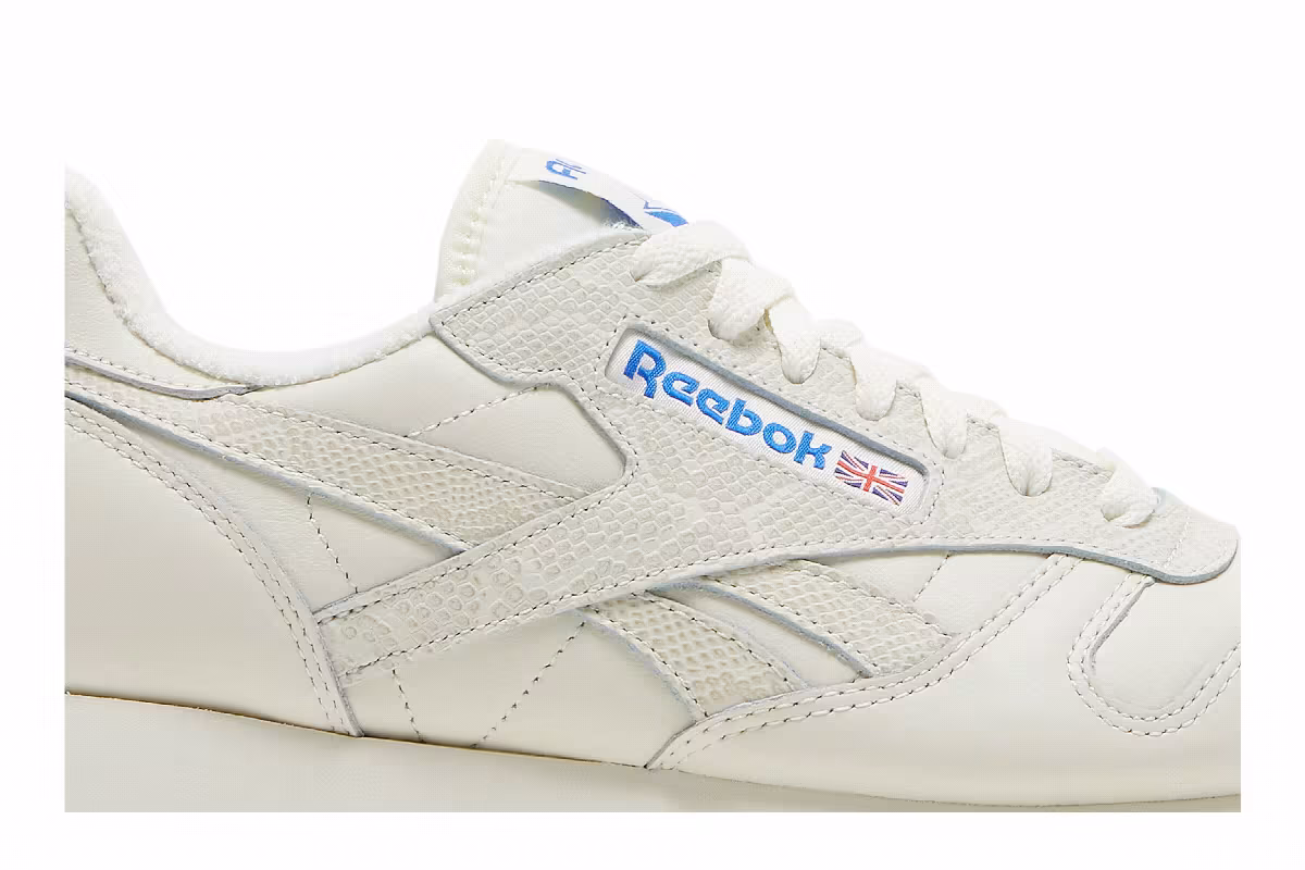 Awake NY x Reebok Classic Leather White Snakeskin, view 3