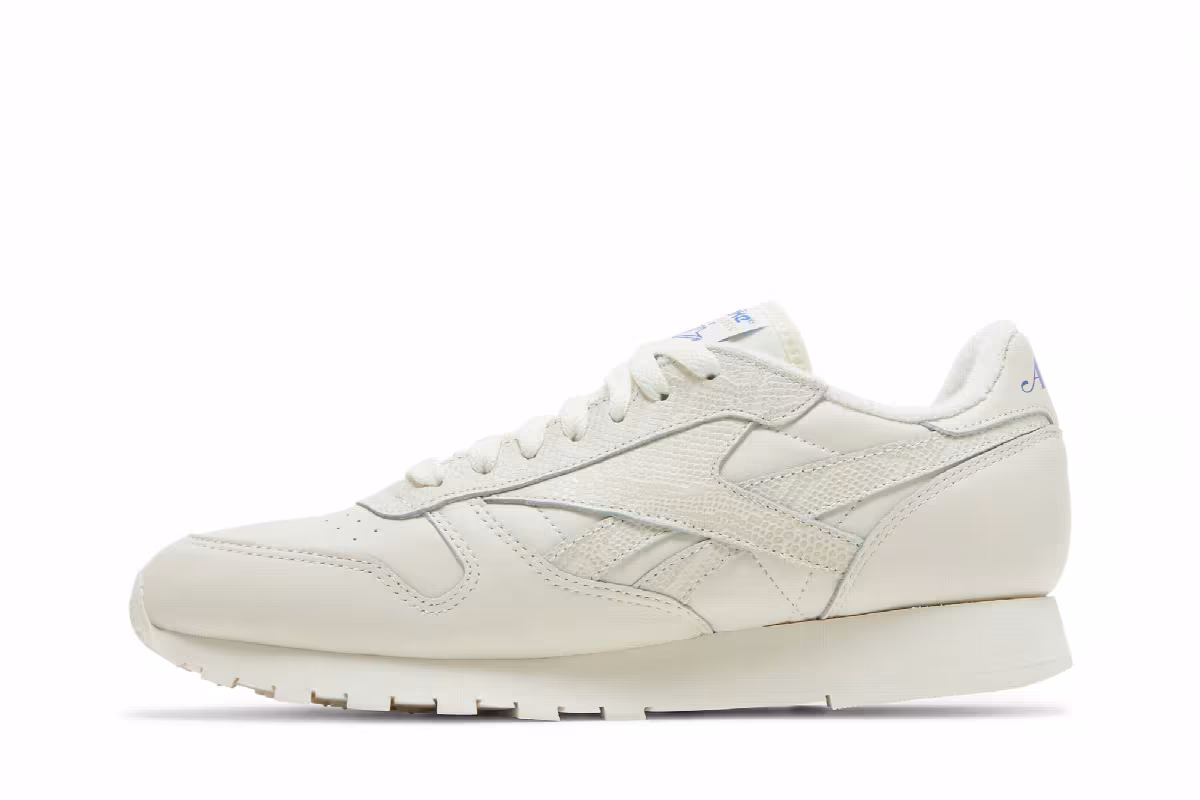 Awake NY x Reebok Classic Leather White Snakeskin, view 4