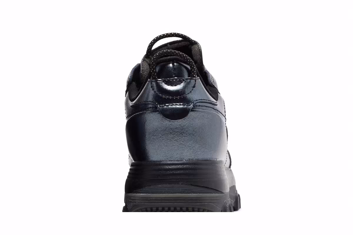 Cardi B x Reebok Women's Classic Leather Black Dark Silver, view 8