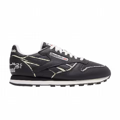 Keith Haring x Reebok Classic Leather 'Dog Blackboard Chalk Drawing'