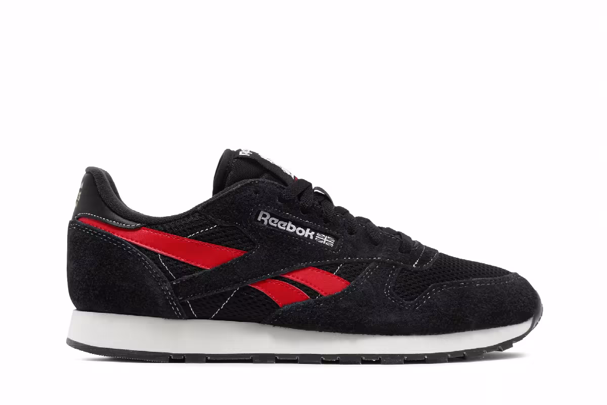 Reebok Classic Leather Human Rights Now! - Black Red, view 2